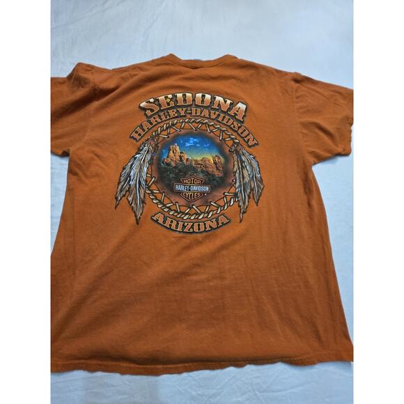 Harley Davidson Sedona Arizona Men's Size Xl Short Sleeve T-Shirt - Picture 4 of 5